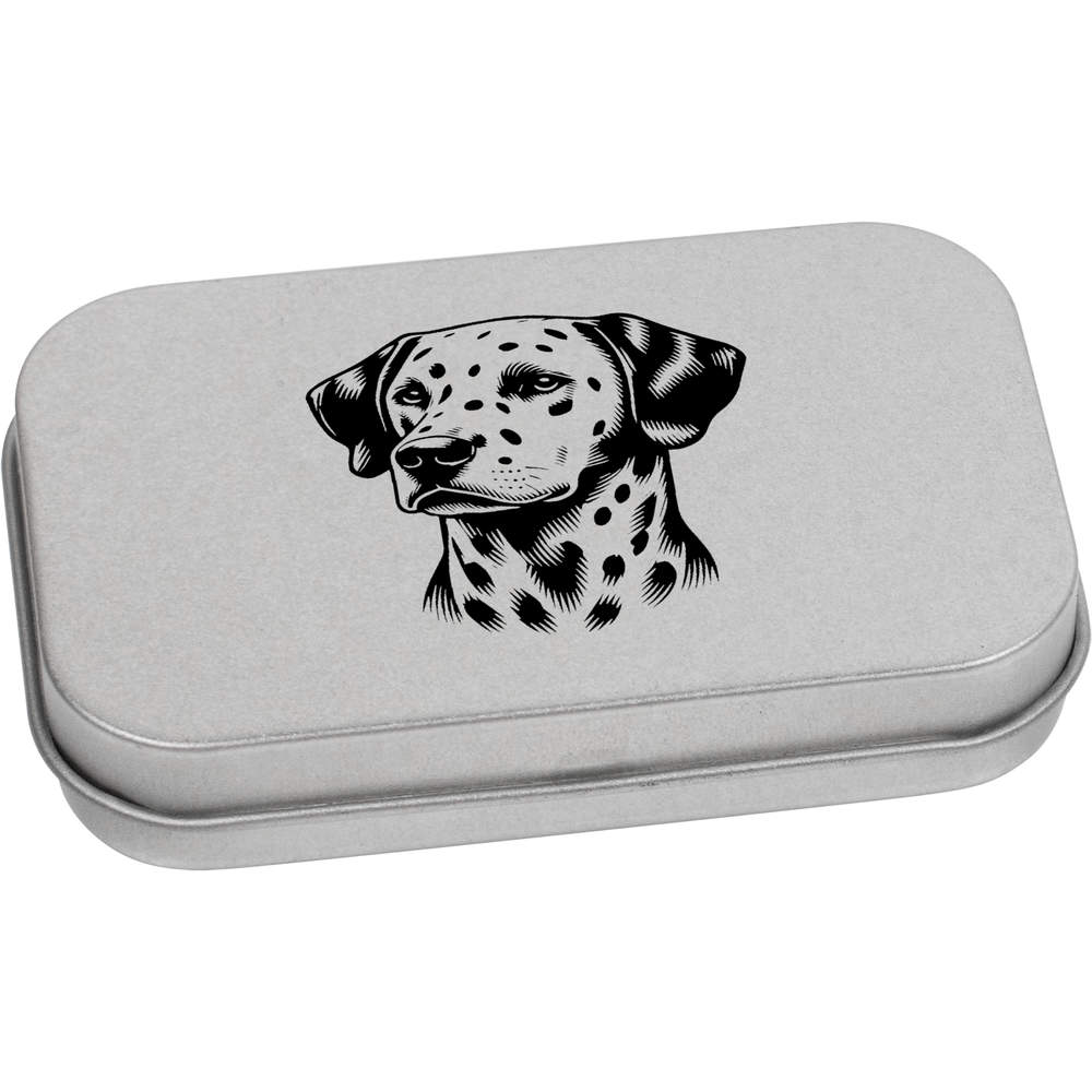 'Dalmatian' Metal Hinged Tin / Storage Box (TT048687)
