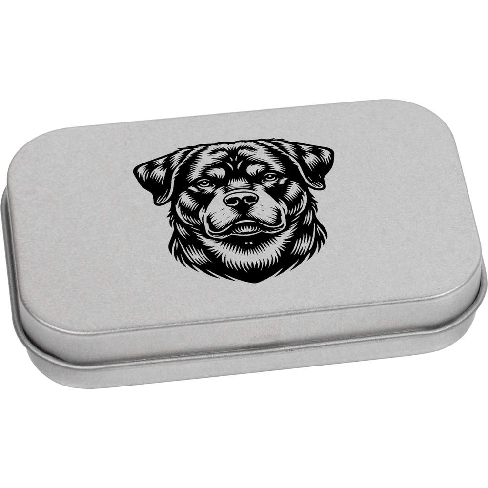 'Rottweiler' Metal Hinged Tin / Storage Box (TT048708)