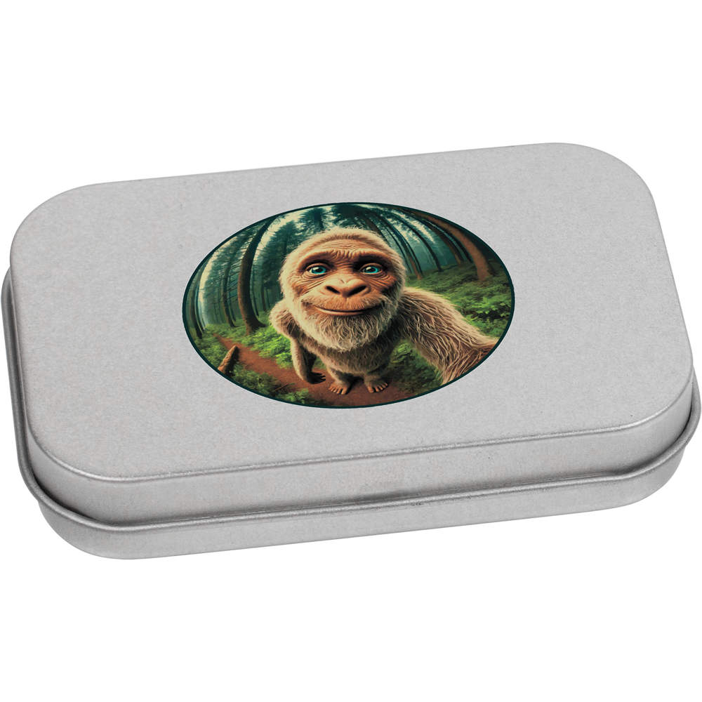 'Sasquatch Selfie' Metal Hinged Tin / Storage Box (TT051869)
