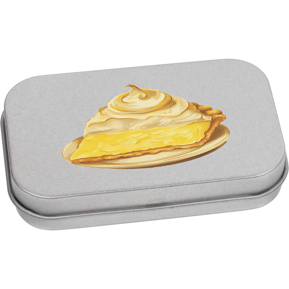 'Lemon Meringue Slice' Metal Hinged Tin / Storage Box (TT053049)