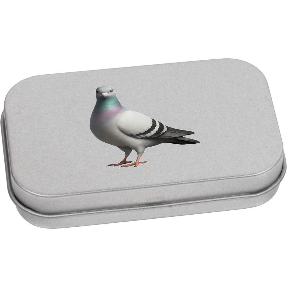 'Racing Pigeon' Metal Hinged Tin / Storage Box (TT055817)