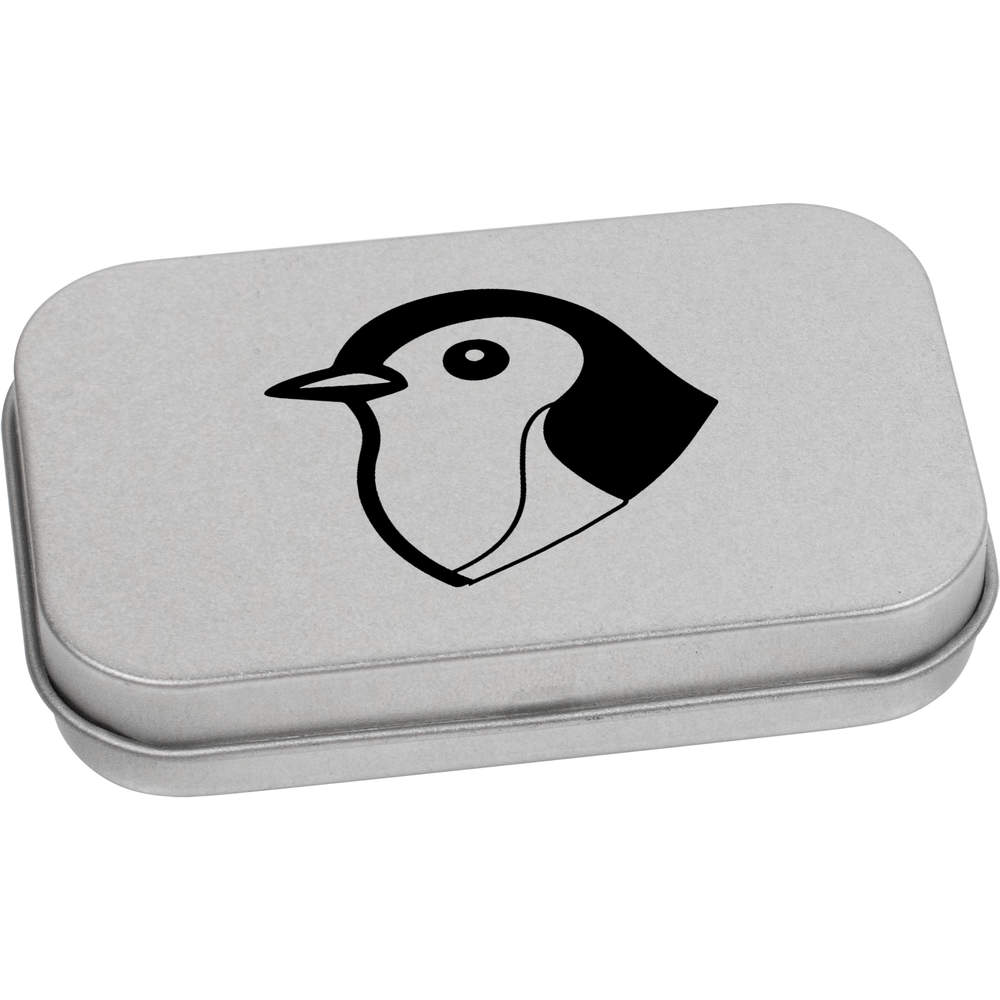 'Robin Head' Metal Hinged Tin / Storage Box (TT057017)