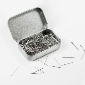 Storage Box 'Sewing Needle' Metal Hinged Tin TT017564 