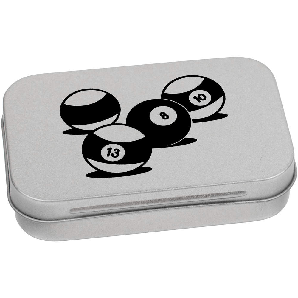 'Pool Balls' Metal Hinged Tin / Storage Box (TT016873) - Picture 7 of 21