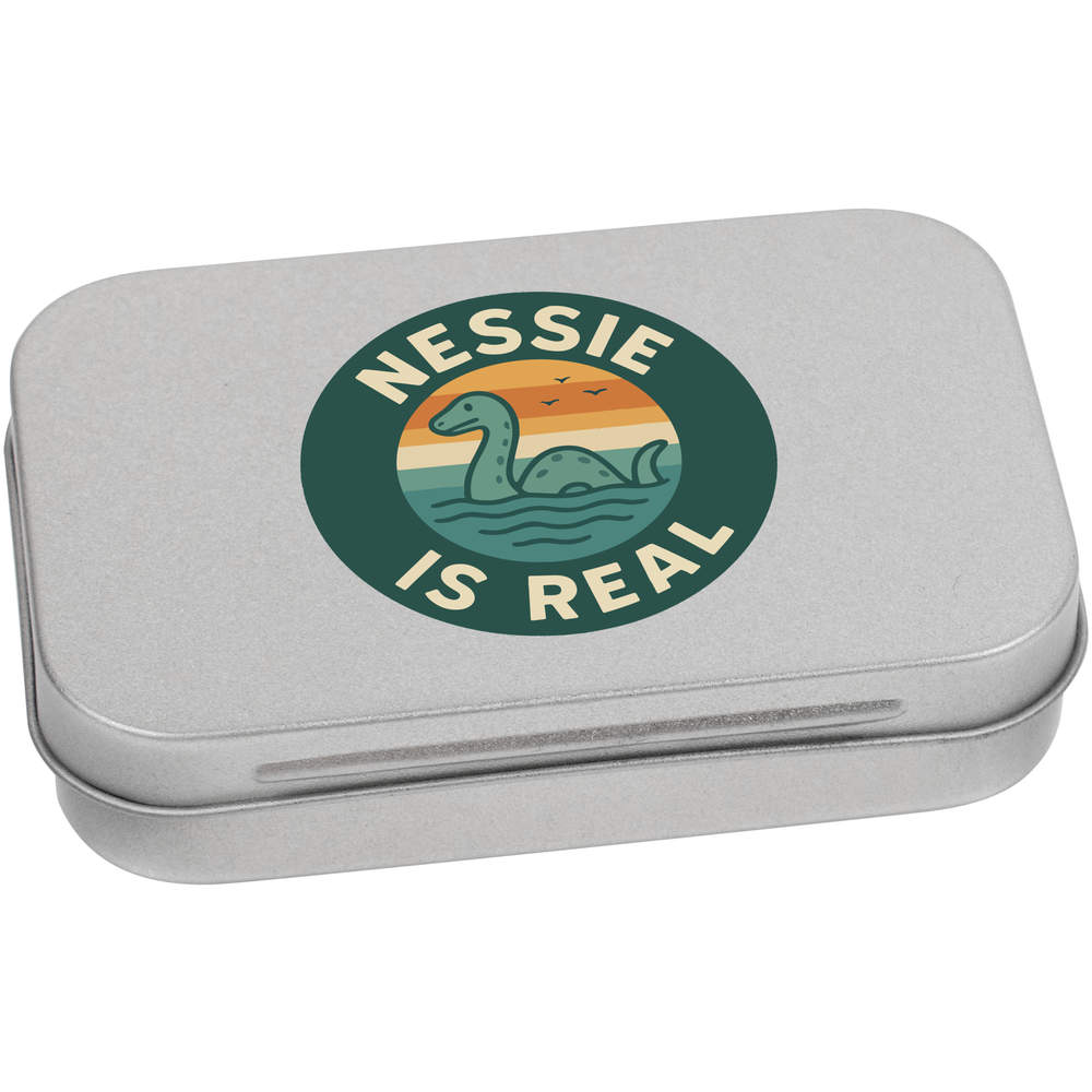 Caja de almacenamiento/estaño con bisagras de metal 'Nessie Is Real' (TT056720) - Imagen 7 de 21