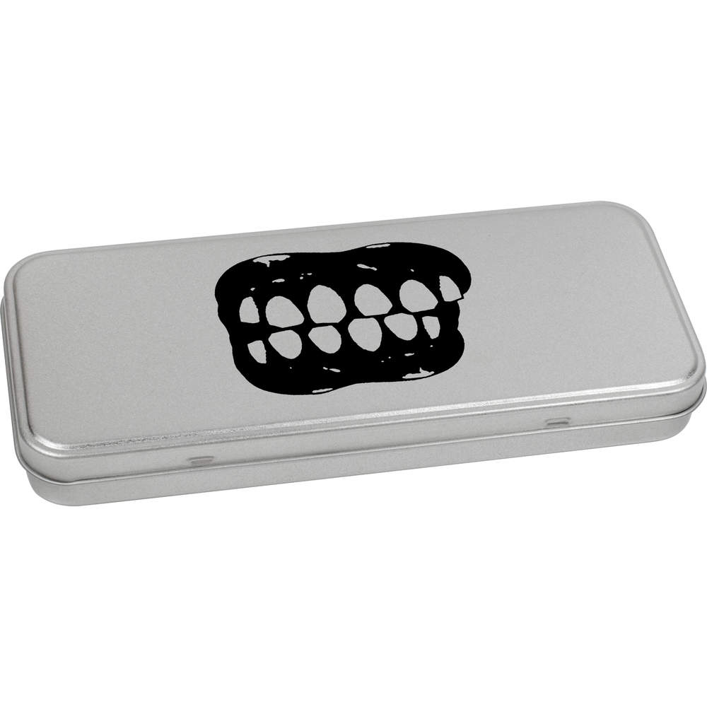 'Teeth & Gums' Metal Hinged Stationery Tin / Storage Box (TT00039553)