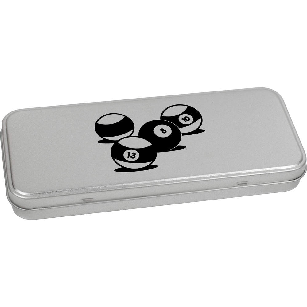 'Pool Balls' Metal Hinged Tin / Storage Box (TT016873) - Picture 19 of 21