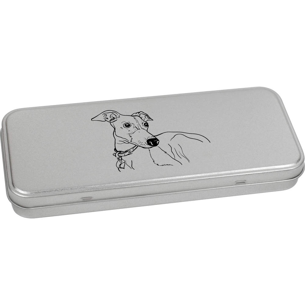 'Italian Greyhound Dog' Metal Hinged Tin / Storage Box (TT018115)