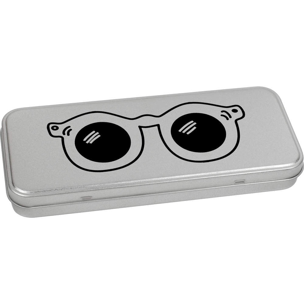 'Sunglasses' Metal Hinged Stationery Tin / Storage Box (TT00081736)