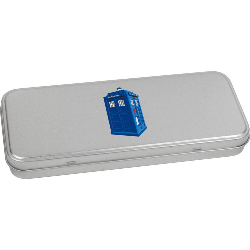'Police Telephone Box' Metal Hinged Stationery Tin / Storage Box (TT00095118)