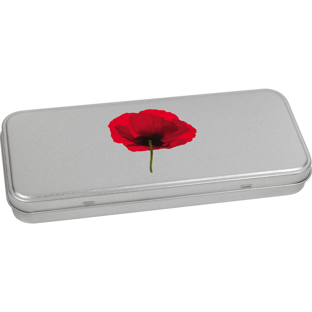 'Poppy' Metal Hinged Tin Storage Box TT021718 
