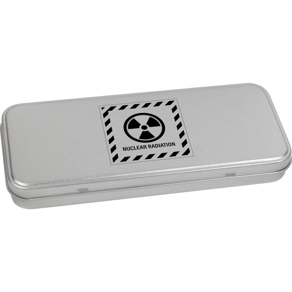 'Nuclear Radiation' Metal Hinged Stationery Tin / Storage Box (TT00214216)