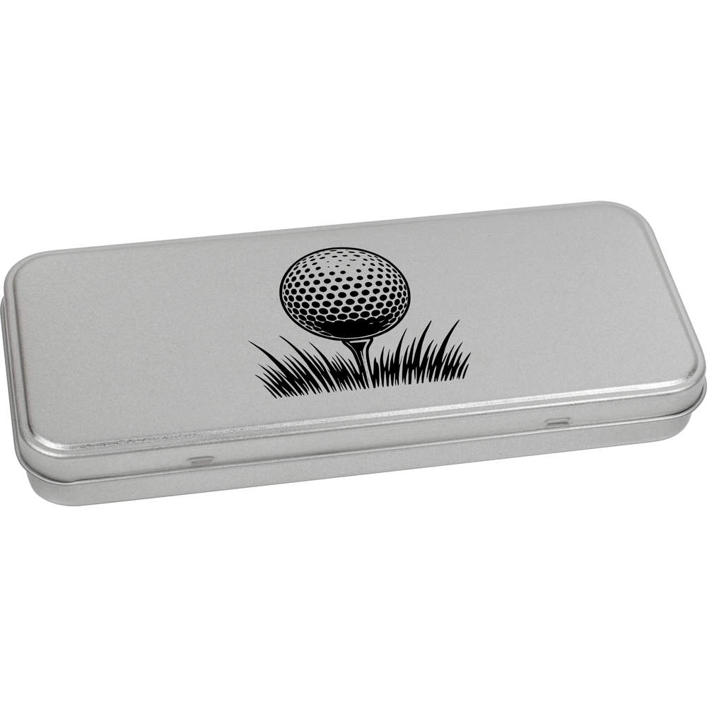 Metall-Scharnierdose / Aufbewahrungsbox "Golfball auf Tee" (TT052645) - Bild 13 von 14