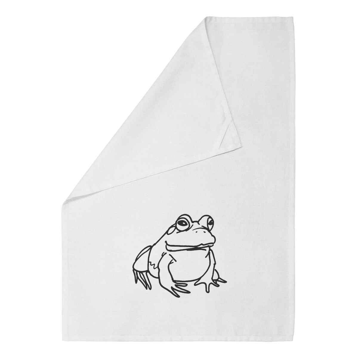 'Toad' Cotton Tea Towel / Dish Cloth (TW021316)