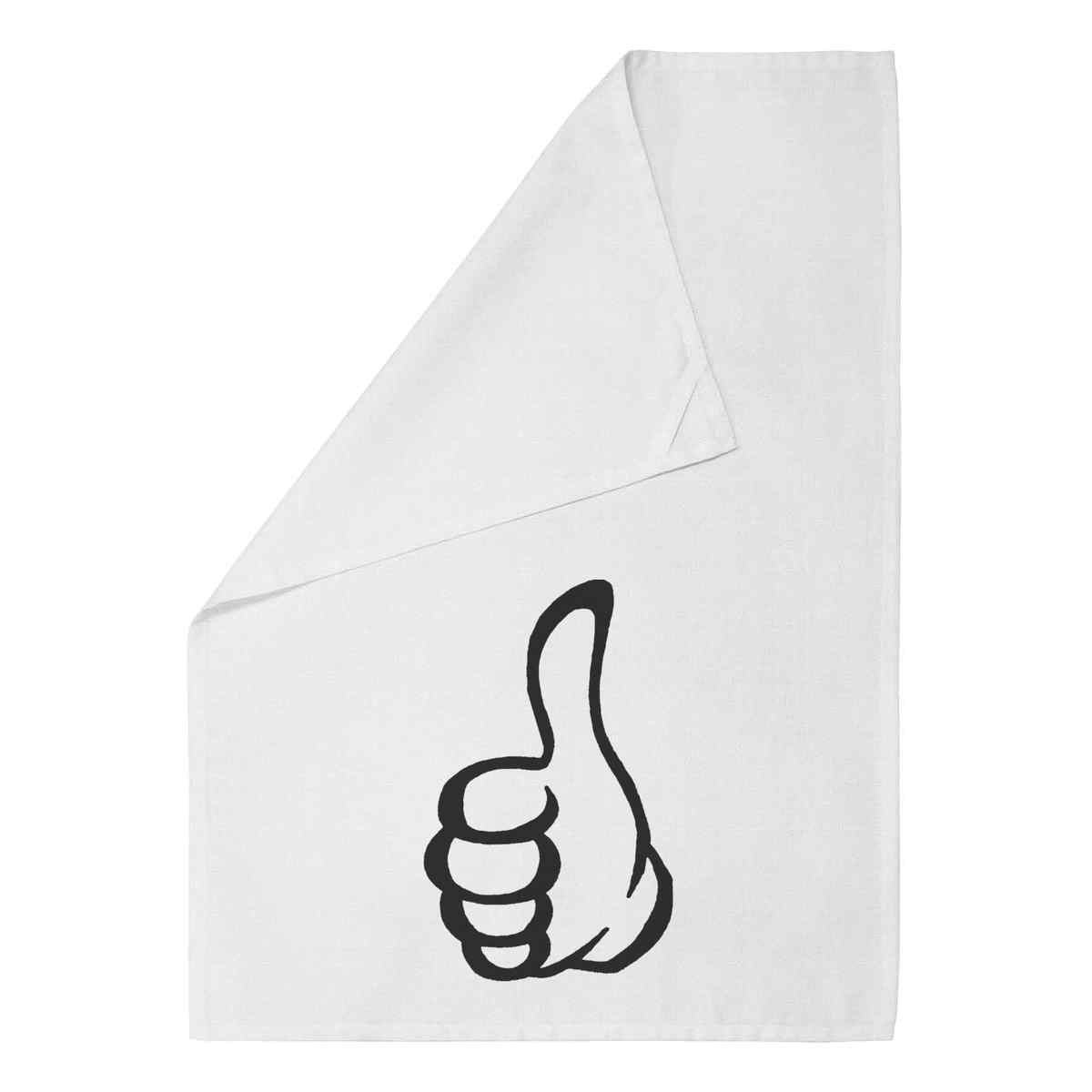 'Thumbs Up' Cotton Tea Towel / Dish Cloth (TW002799)