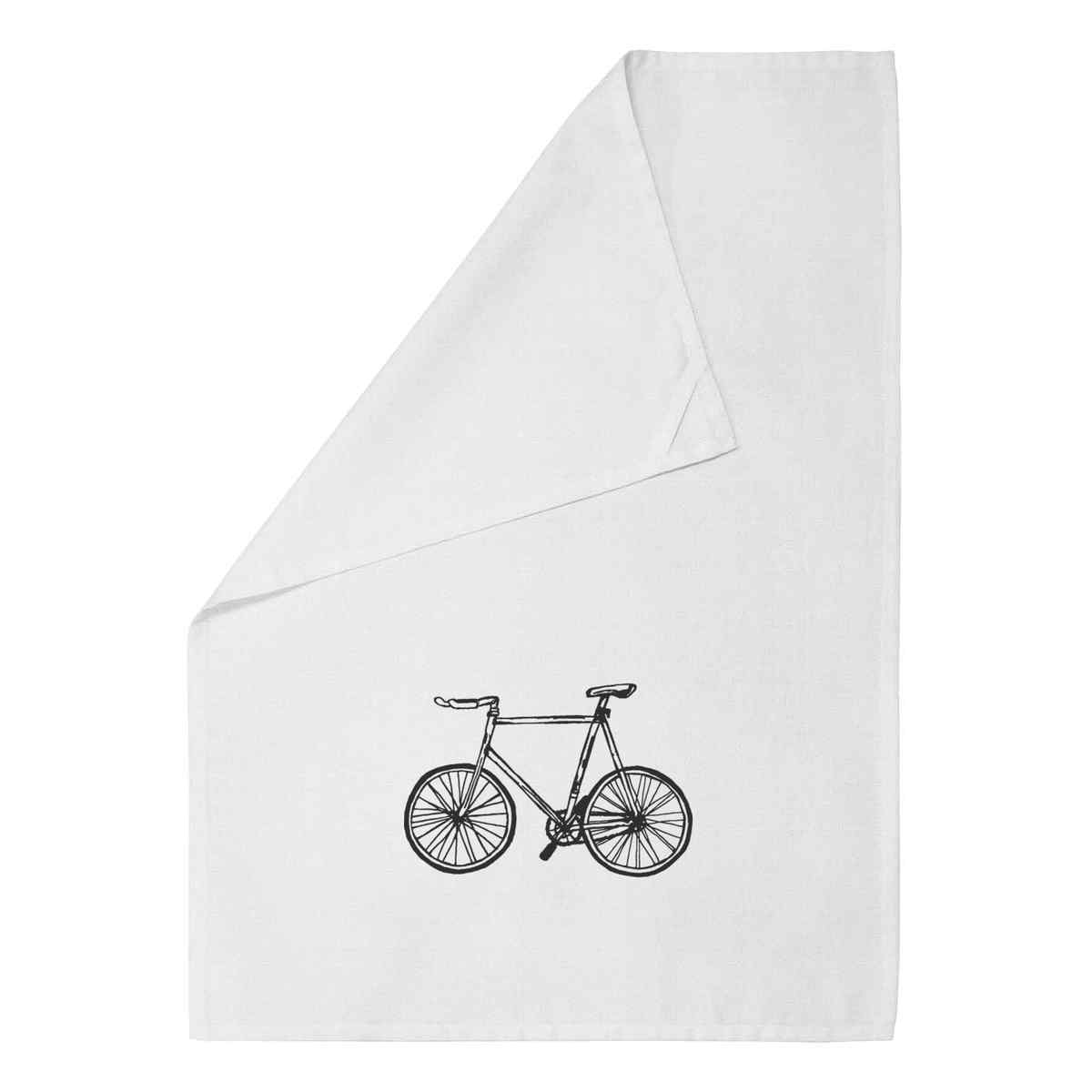 'Bicycle' Cotton Tea Towel / Dish Cloth (TW003311)