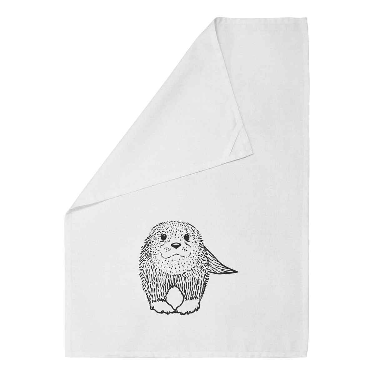 'Otter' Cotton Tea Towel / Dish Cloth (TW023418)