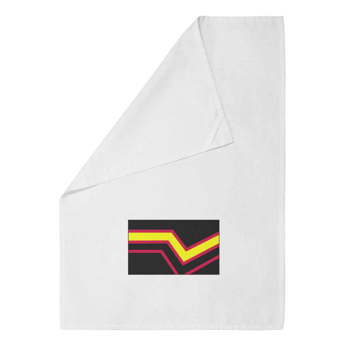 'Rubber Pride Flag' Cotton Tea Towel / Dish Cloth (TW023552)