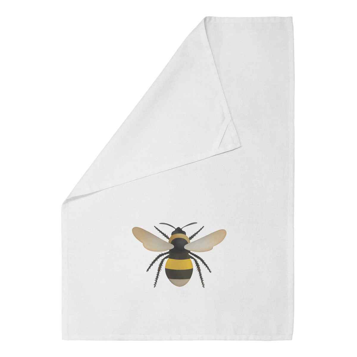 'Bee' Cotton Tea Towel / Dish Cloth (TW023782)
