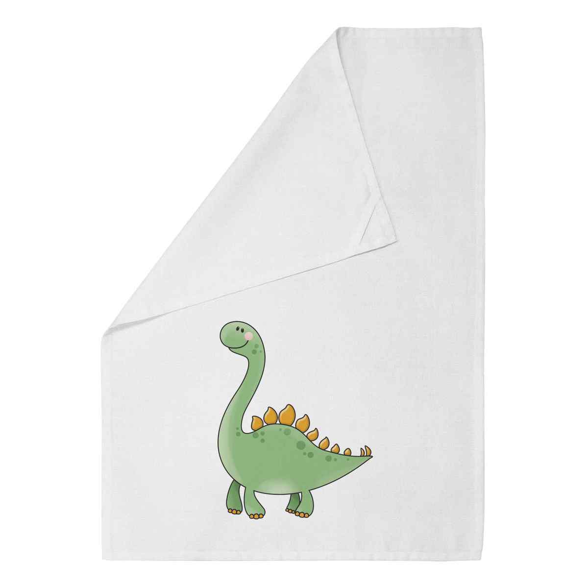 'Dinosaur' Cotton Tea Towel / Dish Cloth (TW024411)