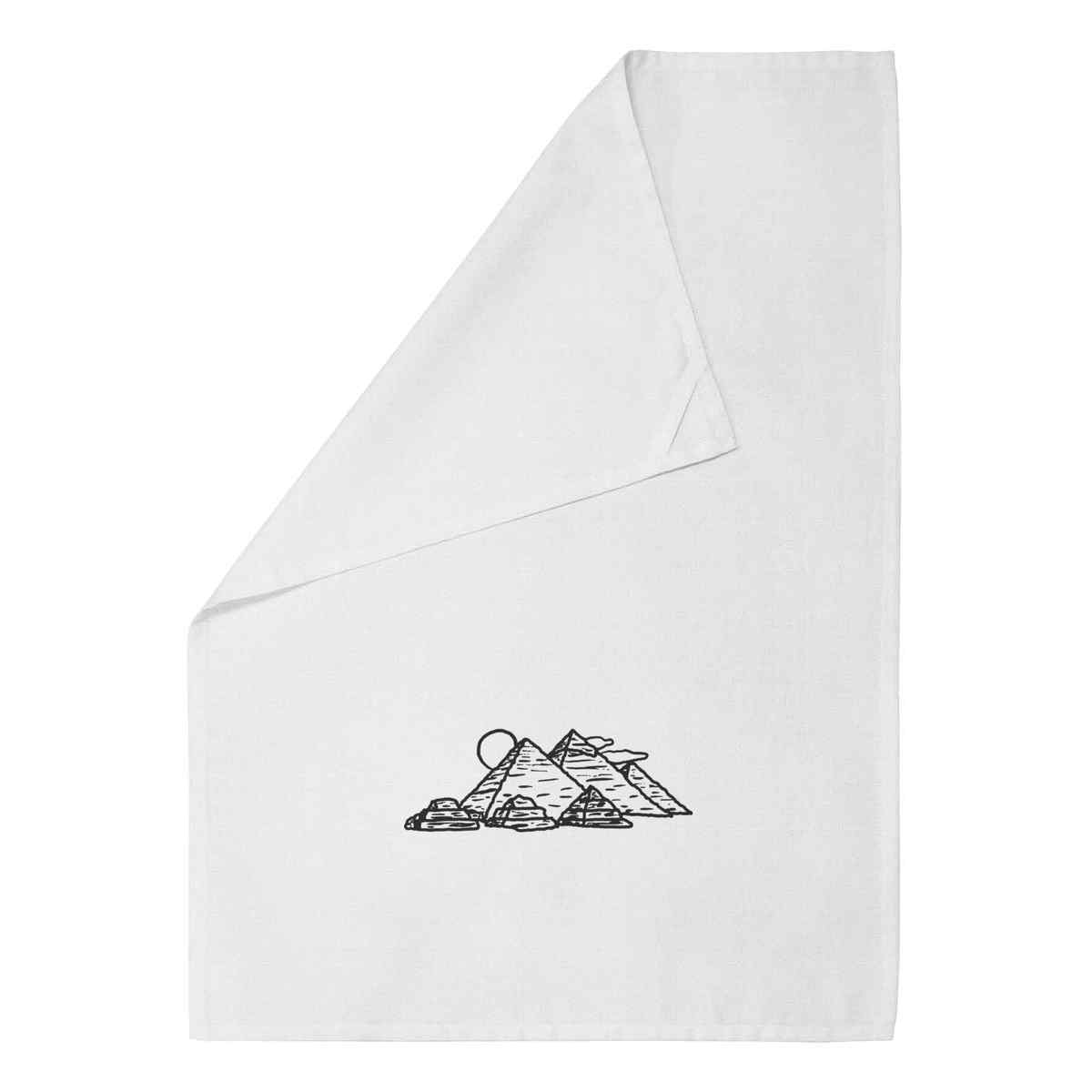 'Pyramids' Cotton Tea Towel / Dish Cloth (TW025282)