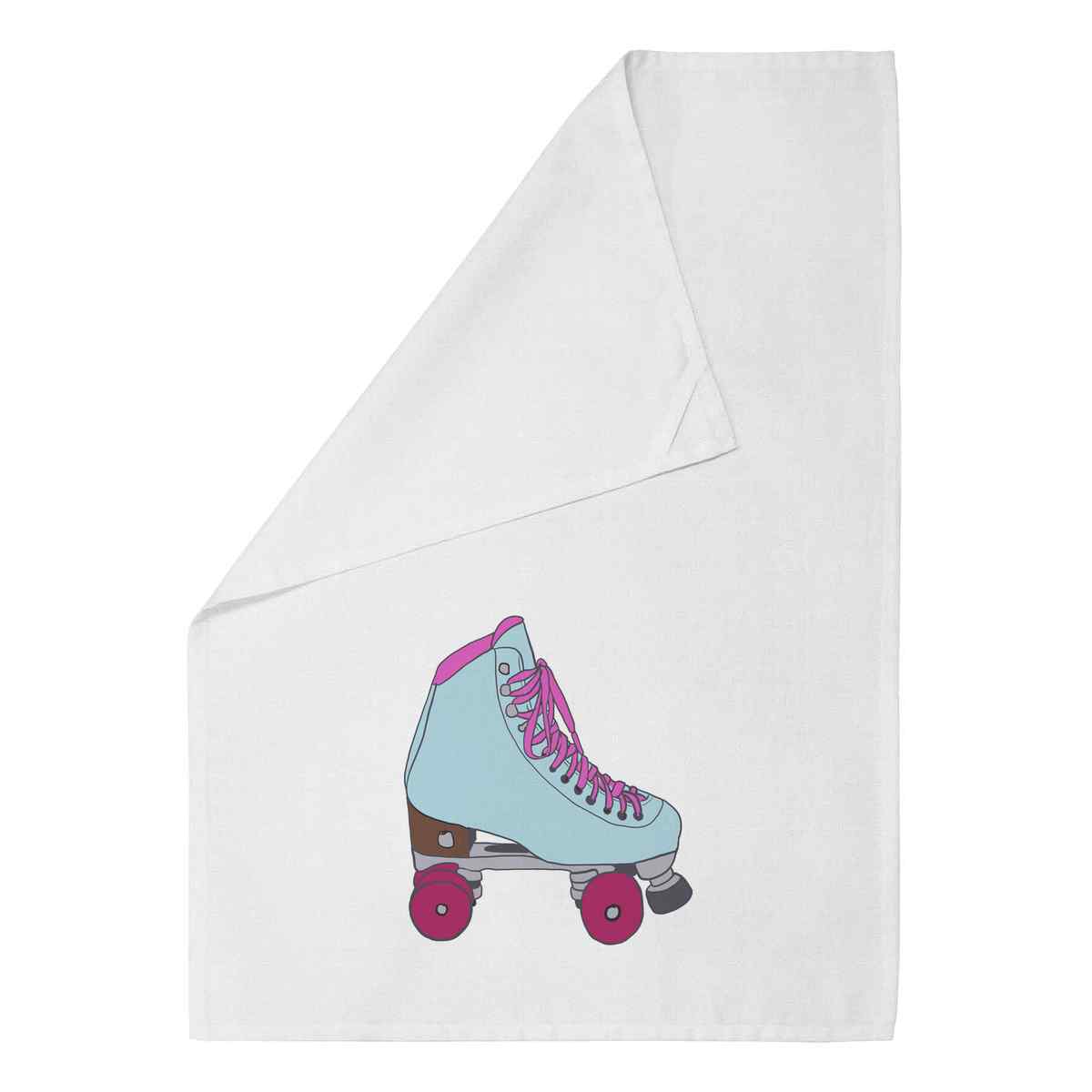 'Roller Skate' Cotton Tea Towel / Dish Cloth (TW025558)