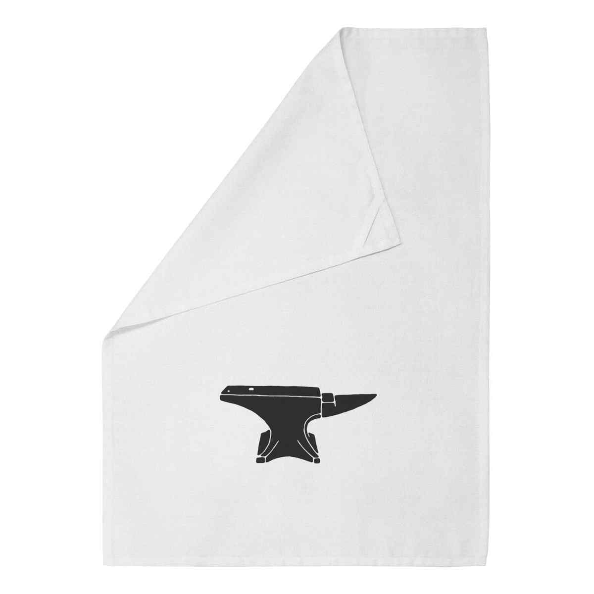 'Anvil' Cotton Tea Towel / Dish Cloth (TW019615)