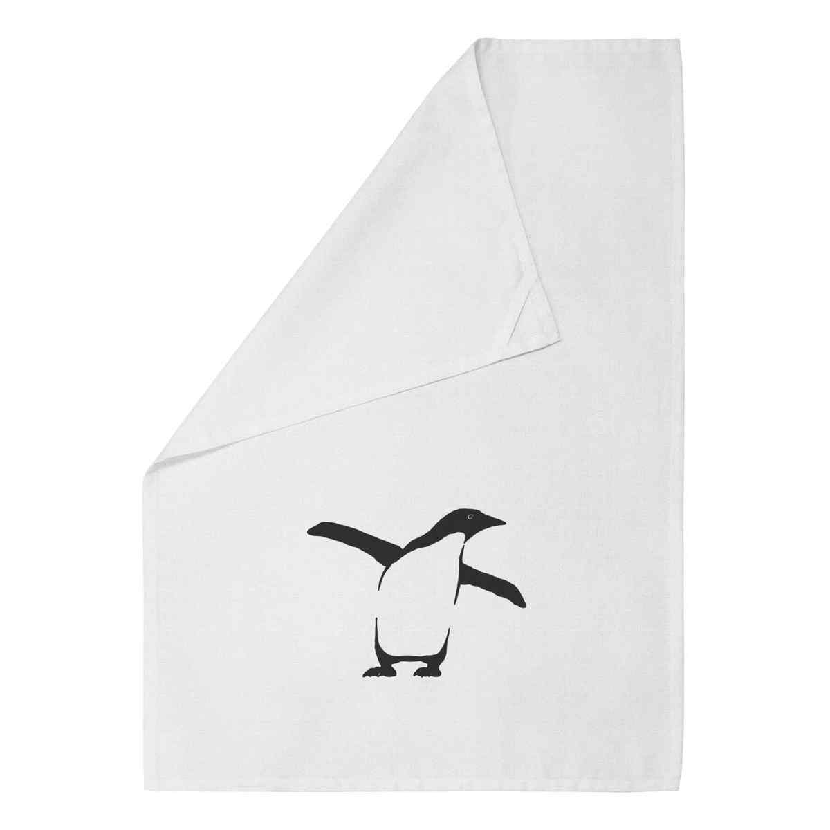 'Penguin' Cotton Tea Towel / Dish Cloth (TW031809)