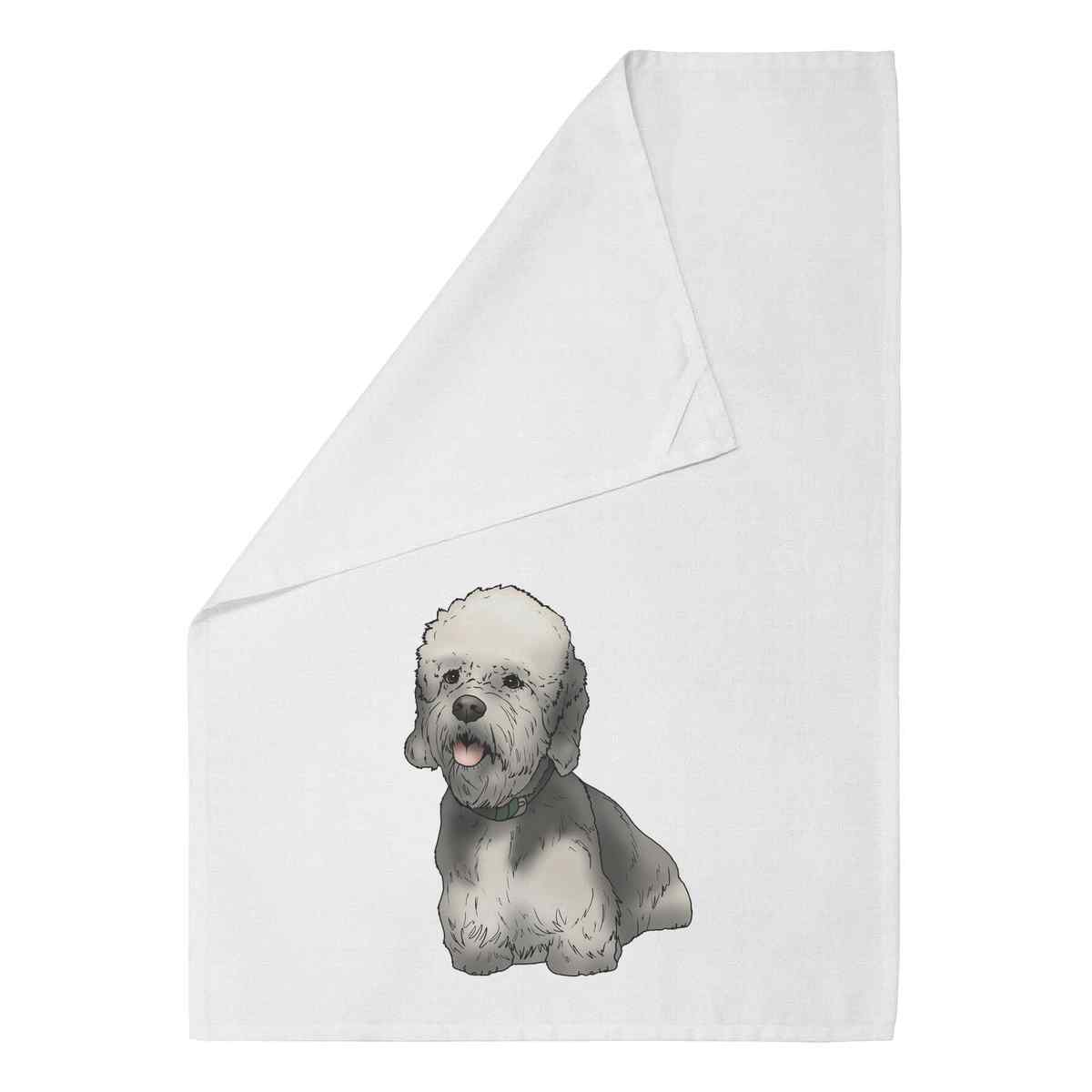 'Dandie Dinmont Terrier' Cotton Tea Towel / Dish Cloth (TW034541)