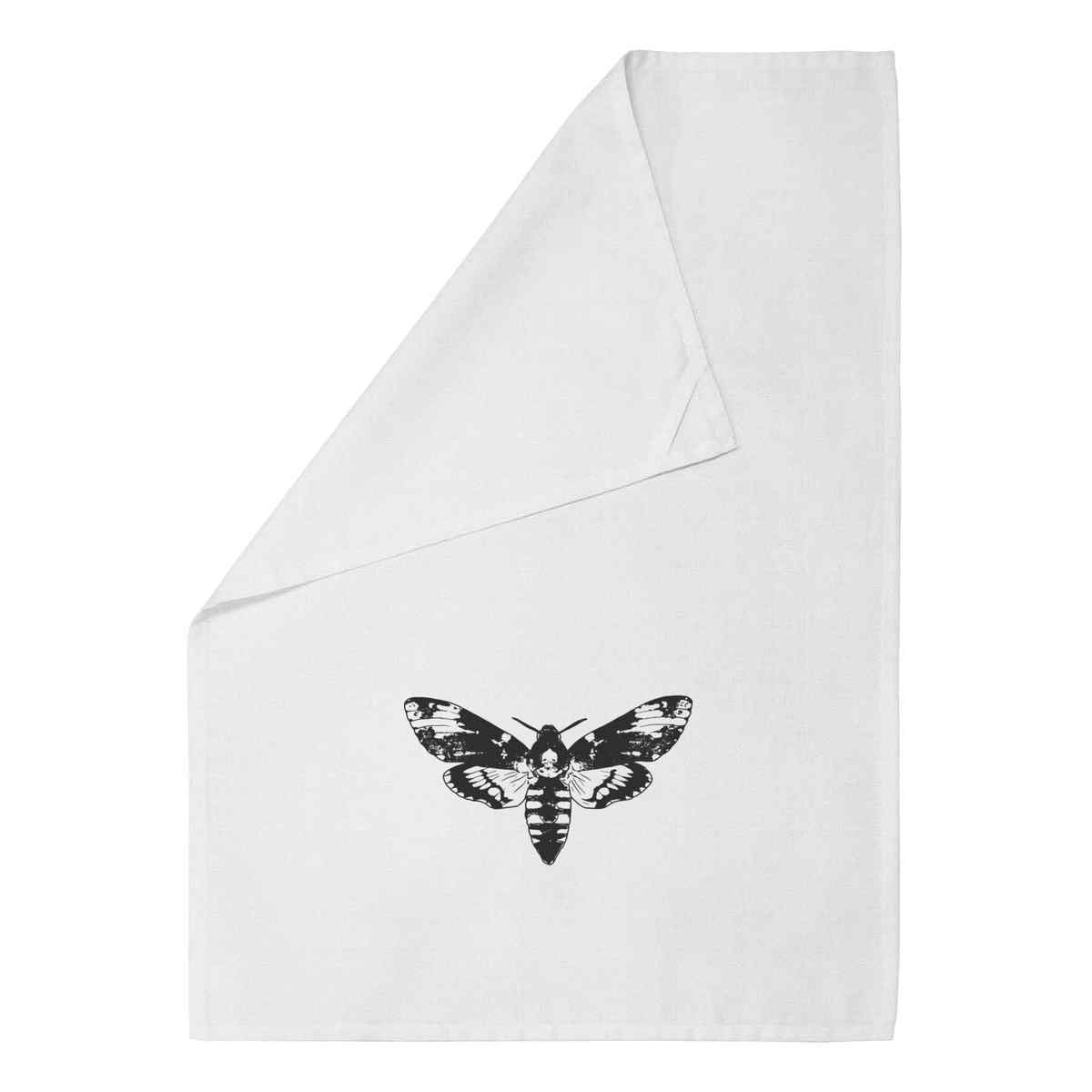 'Death's-head Hawkmoth' Cotton Tea Towel / Dish Cloth (TW034916)