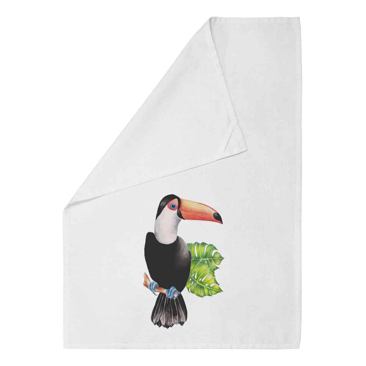 'Toucan' Cotton Tea Towel / Dish Cloth (TW035152)