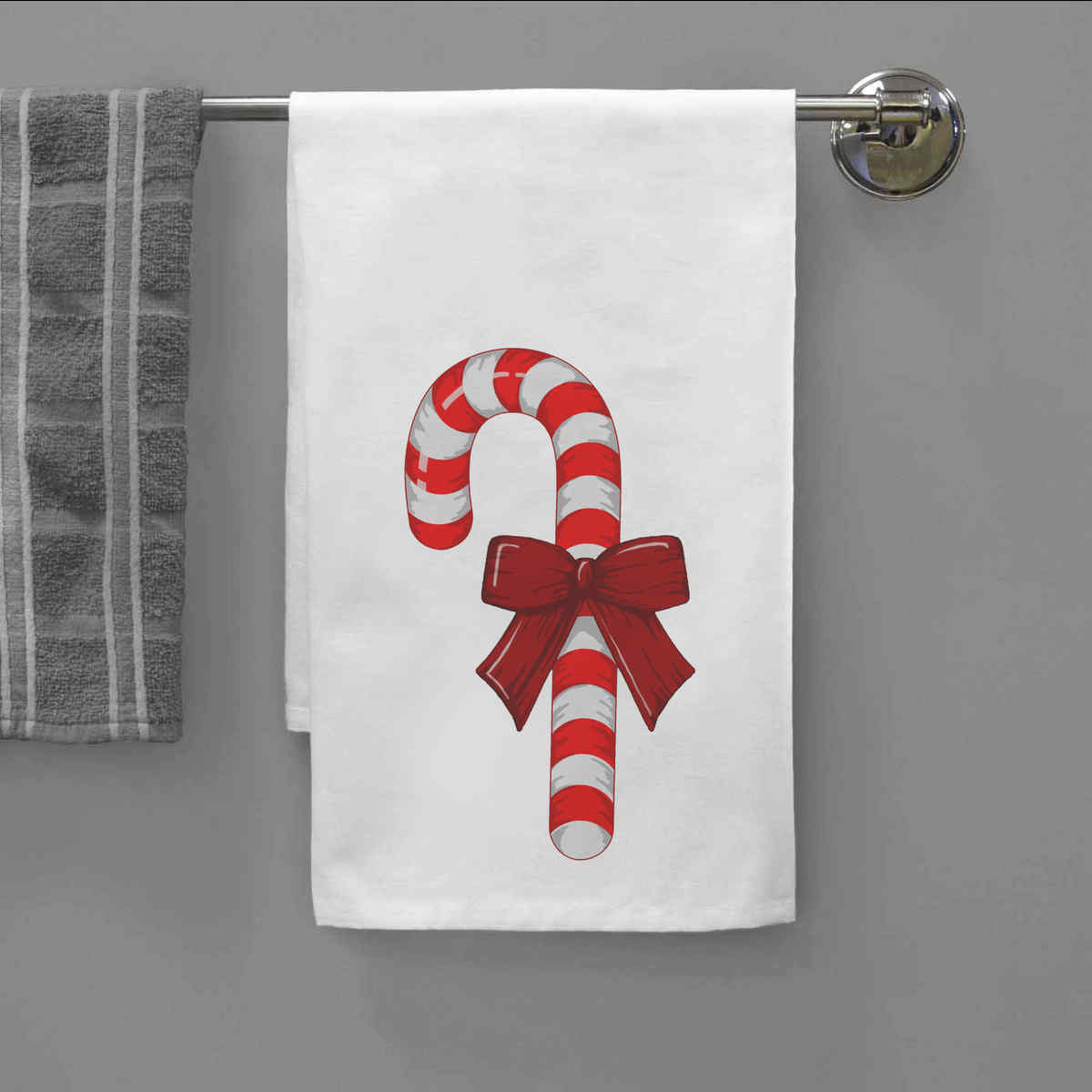 Geschirrtuch/Geschirrtuch 'Zuckerstange mit Schleife' aus Baumwolle (TW036620) - Bild 8 von 18