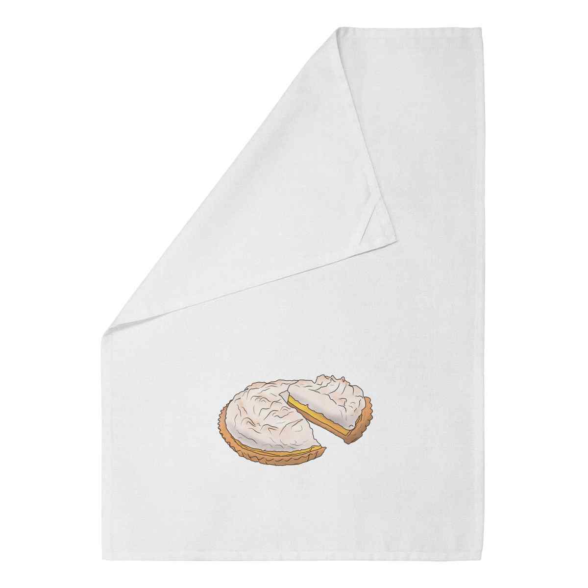 'Lemon Meringue Pie' Cotton Tea Towel / Dish Cloth (TW038684)