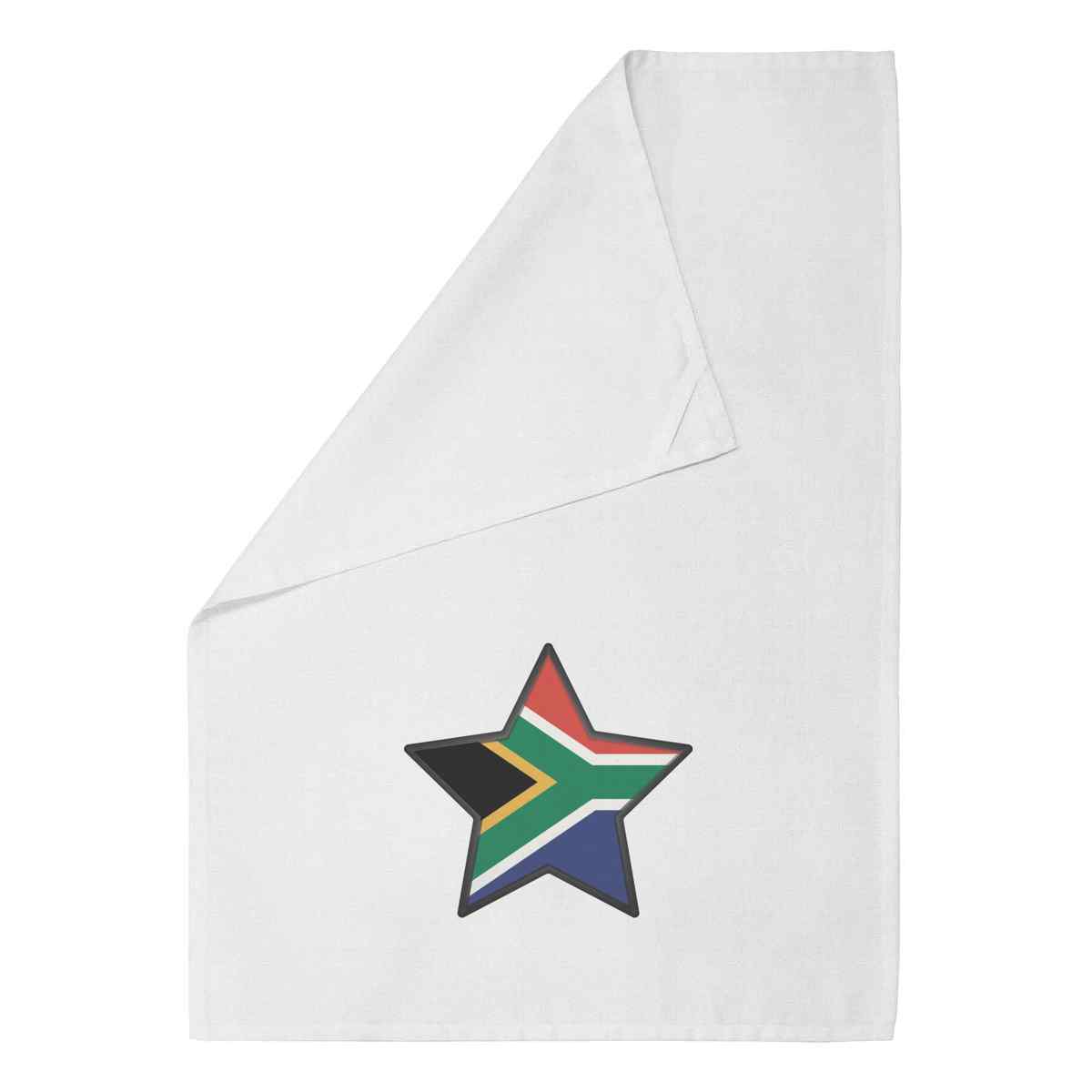 'South Africa Star' Cotton Tea Towel / Dish Cloth (TW042048)
