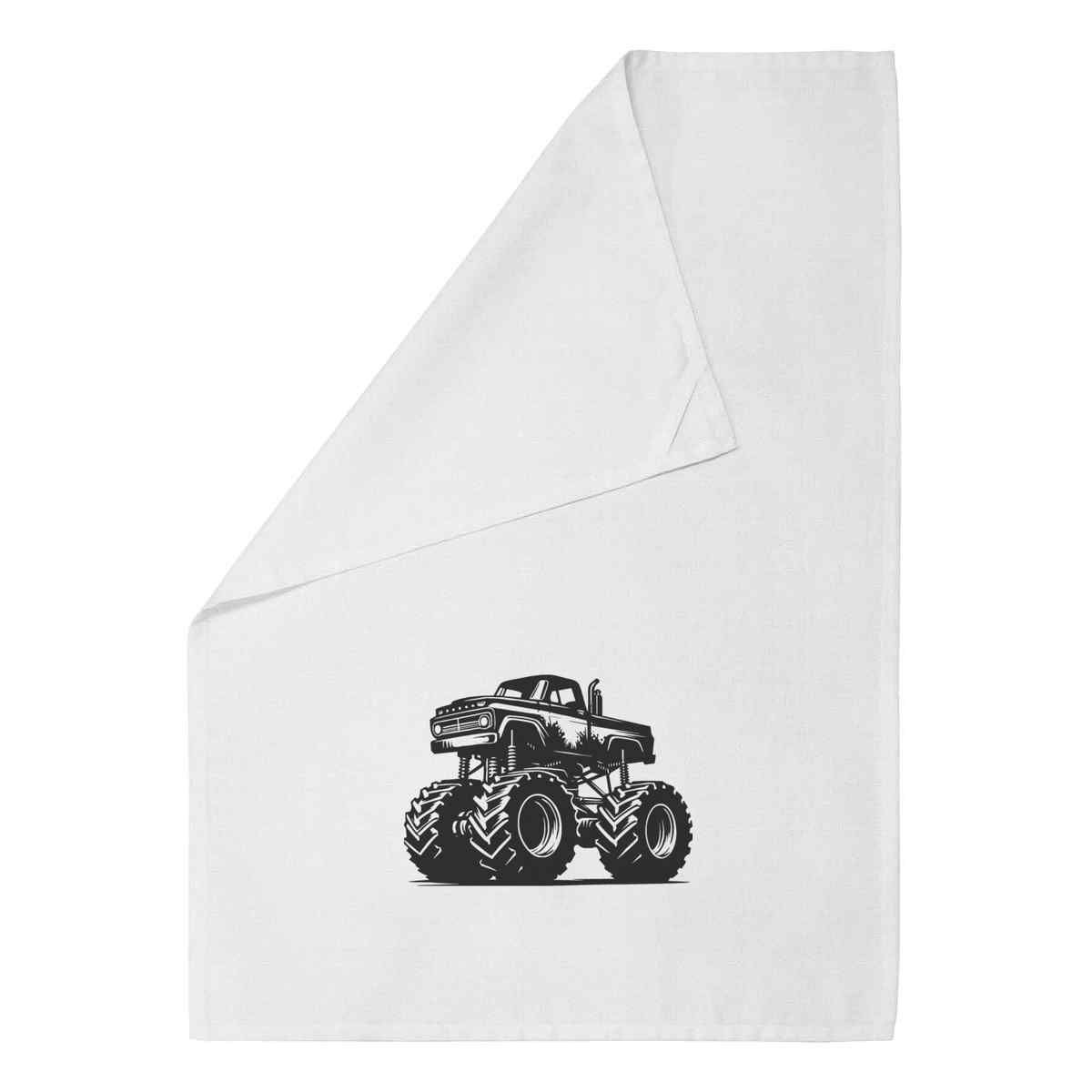 'Monster Truck' Cotton Tea Towel / Dish Cloth (TW047932)