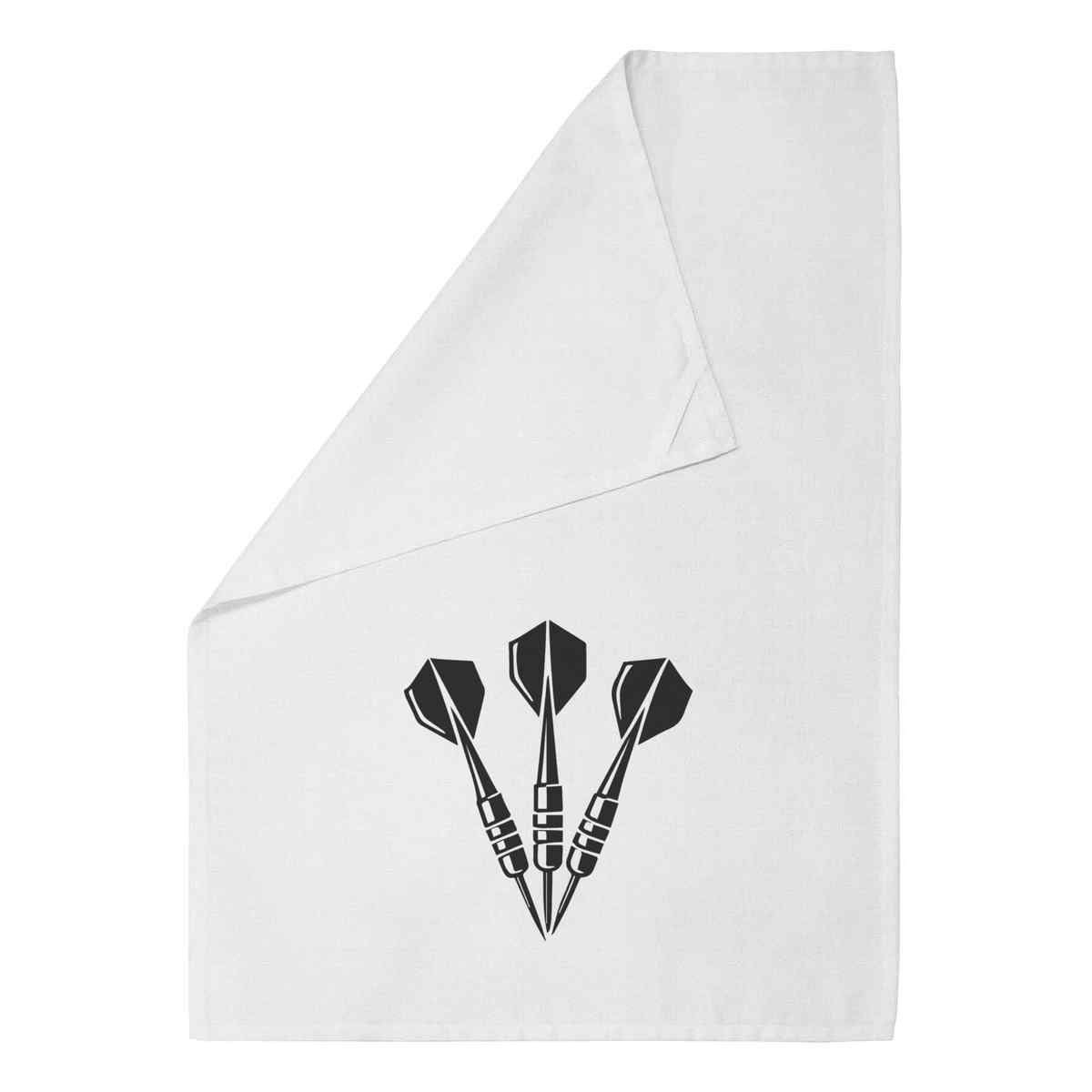 'Darts Set' Cotton Tea / Dish Towel - For Drying, Baking, Cooking and Kitchen Decor (TW048718)