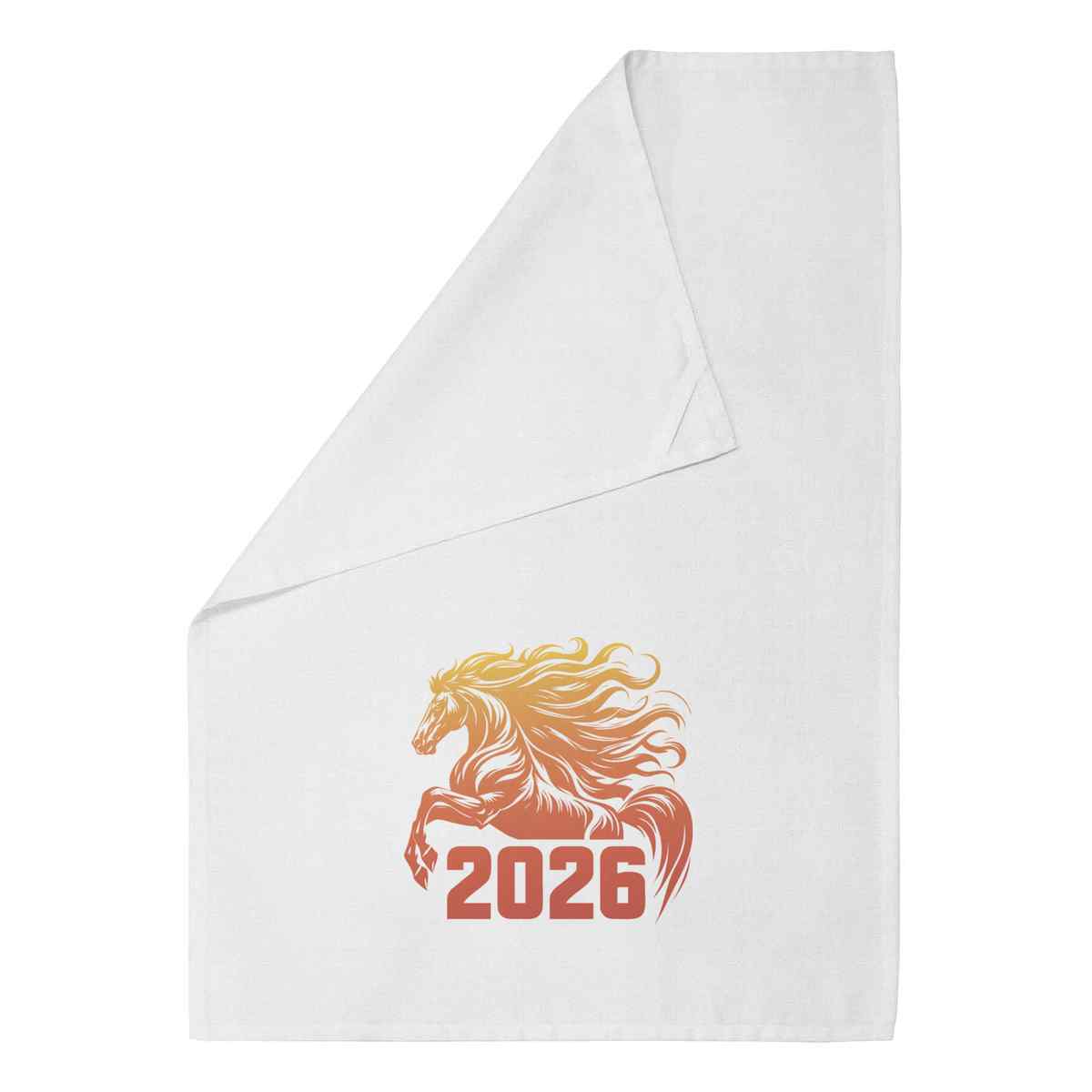 'Chinese New Year 2026' Cotton Tea / Dish Towel - For Drying, Baking, Cooking and Kitchen Decor (TW058335)