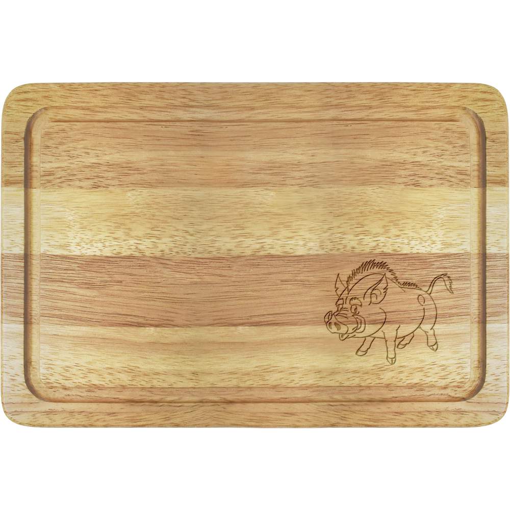 'Wild Boar' Wooden Boards (WB010128)