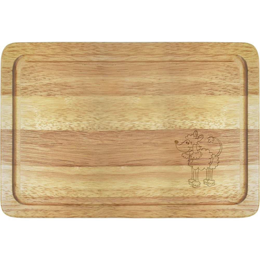 'Happy Poodle' Wooden Boards (WB011161)