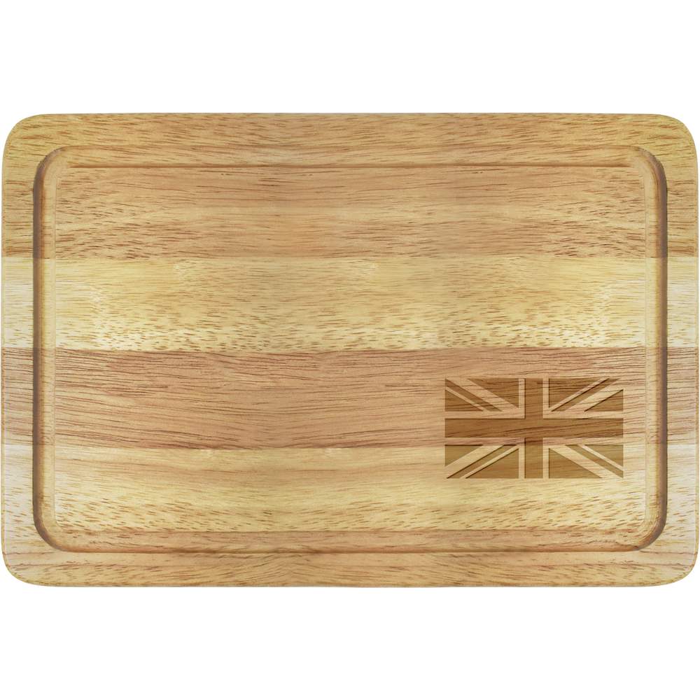 'Union Jack Flag' Wooden Chopping / Cutting Board (WB00006231)