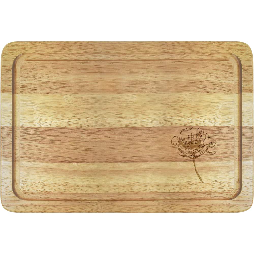 'Poppy Flower' Wooden Boards (WB015404)