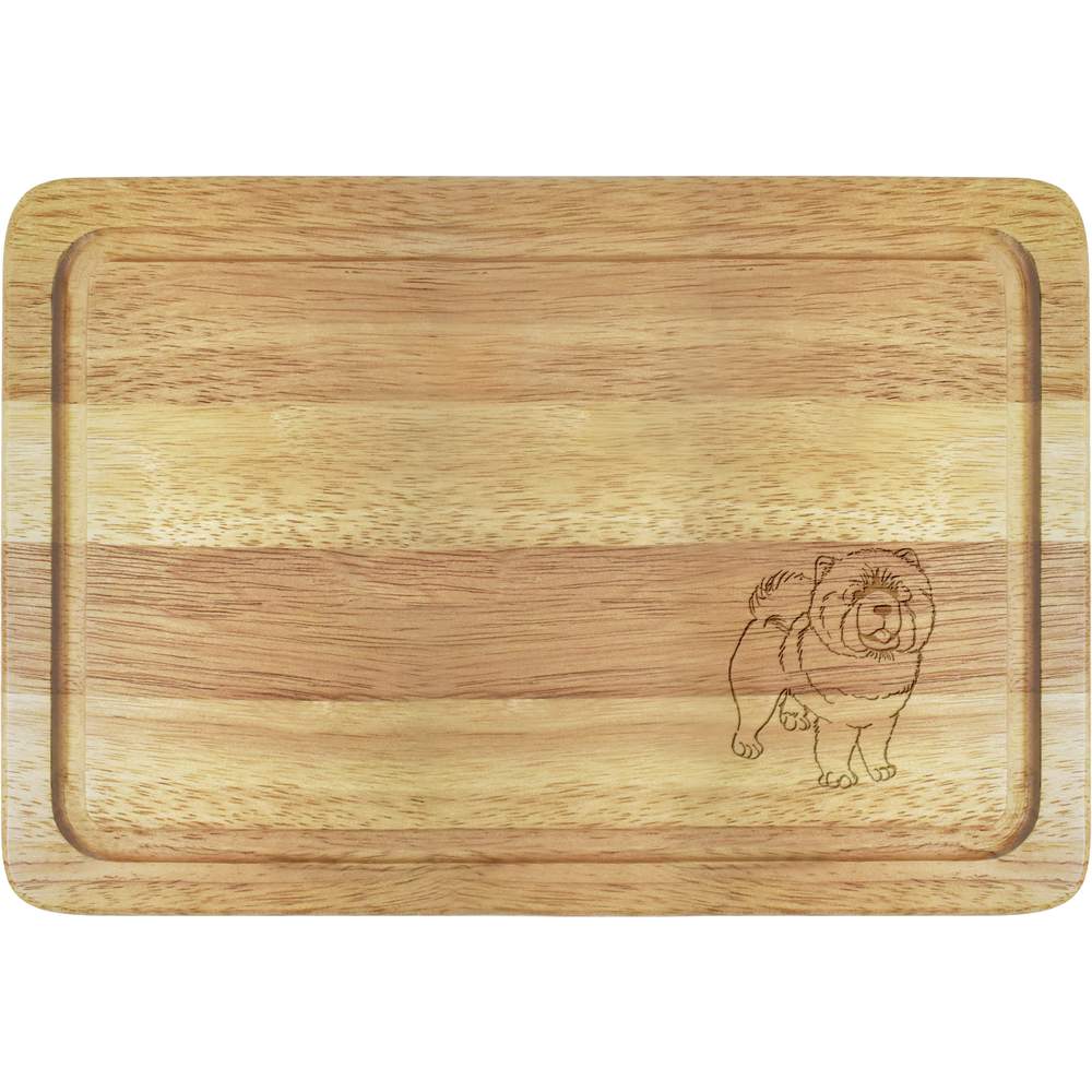 'Chow Chow Dog' Wooden Chopping / Cutting Board (WB00010994)