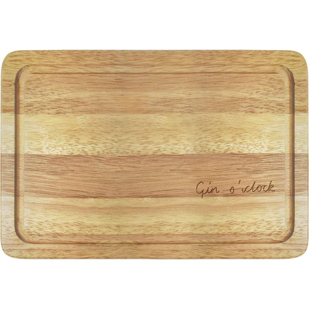 'Gin O'Clock Text' Wooden Boards (WB018097)