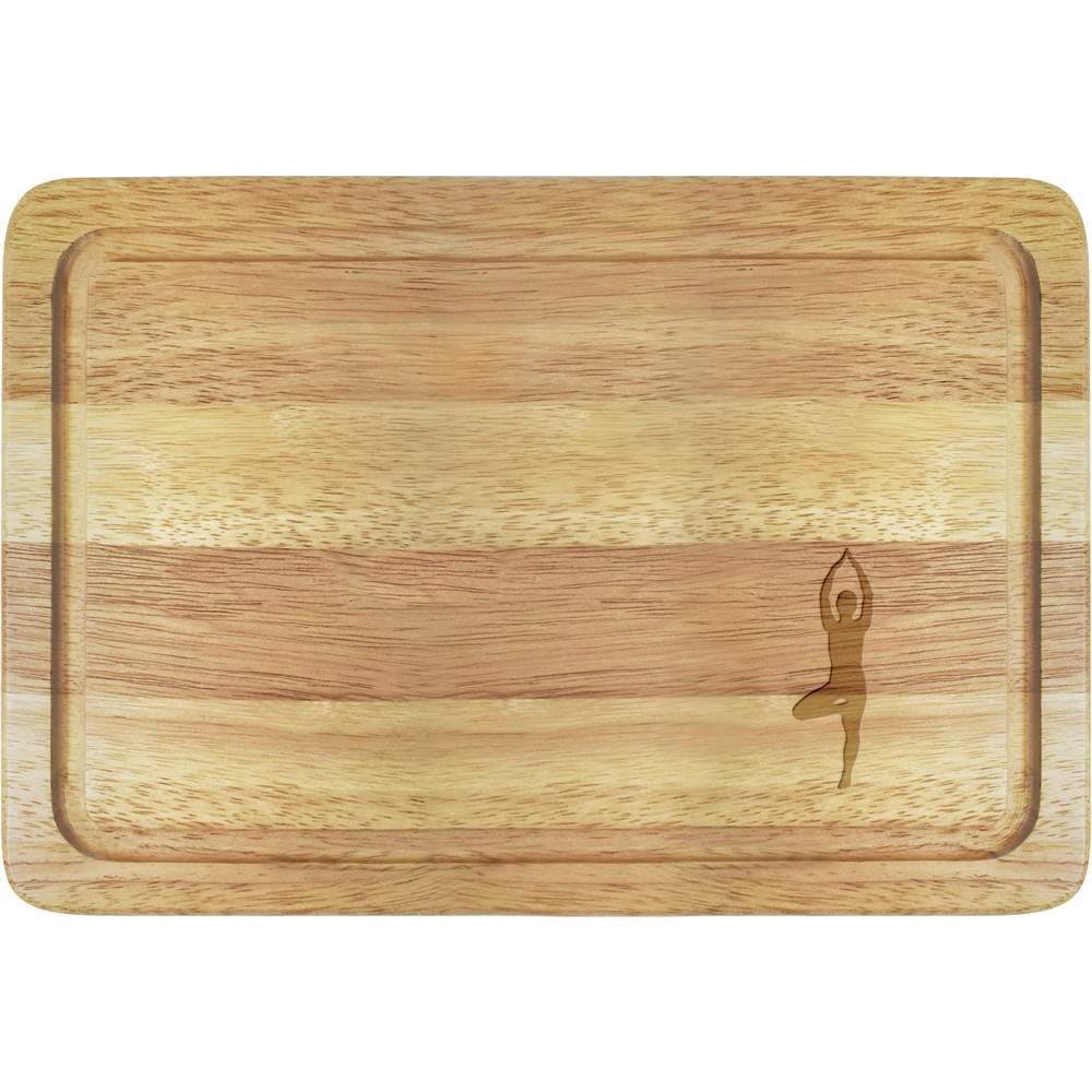 'Yoga Tree Pose' Wooden Boards (WB025749)