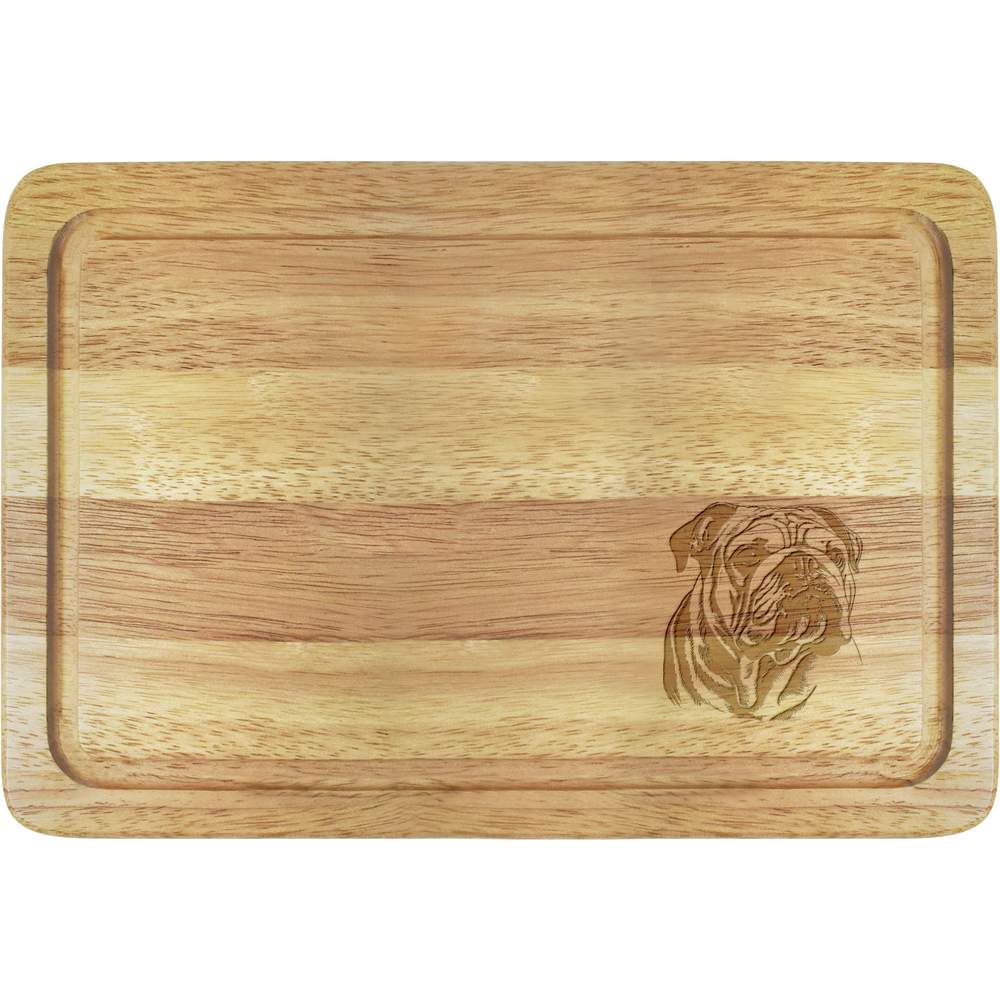'Bulldog Portrait' Wooden Boards (WB044856)