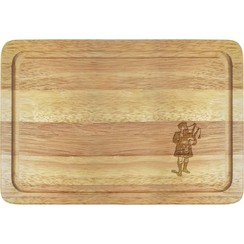 'Scottish Bagpiper' Wooden Boards (WB044901)