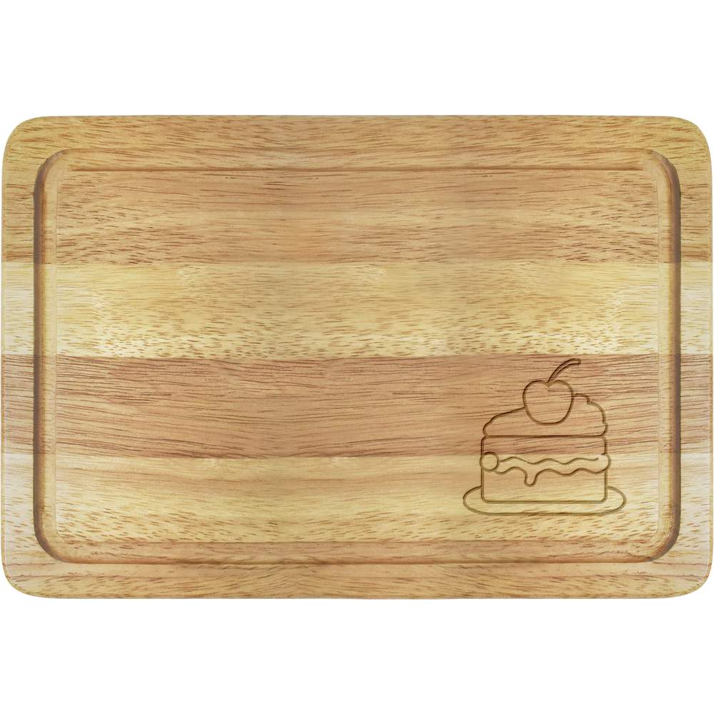 'Cherry Cake Slice' Wooden Boards (WB045844)