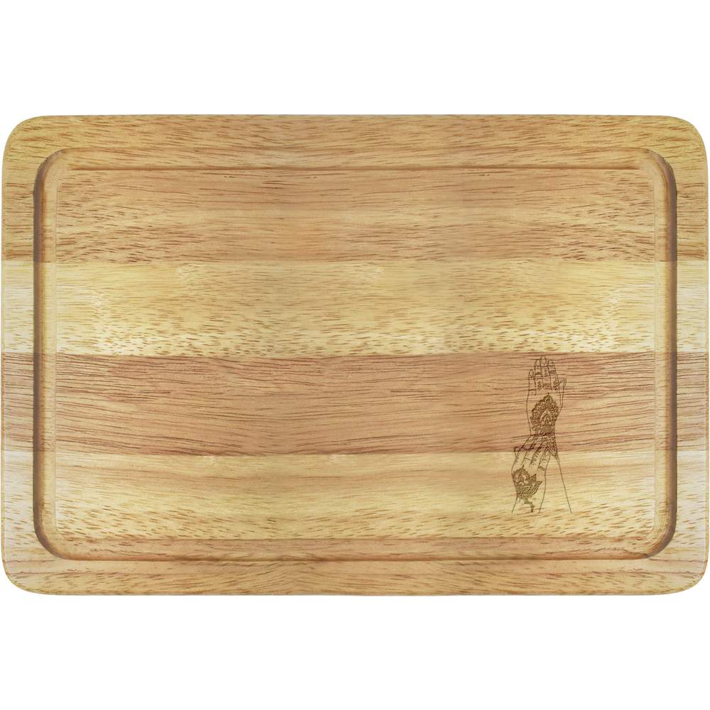 'Henna Tattoo Hands' Wooden Chopping / Cutting Board (WB00077329)