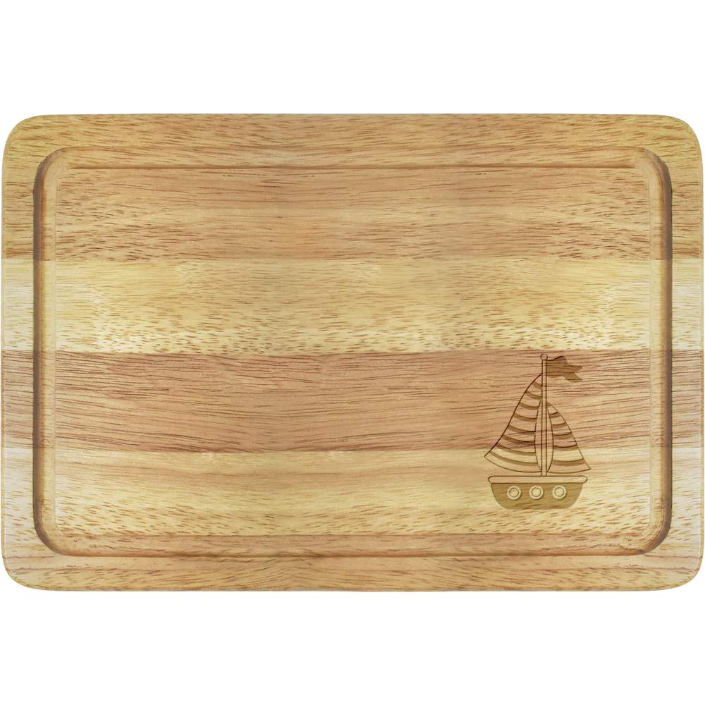 'Stripe Sailboat' Wooden Boards (WB052250)
