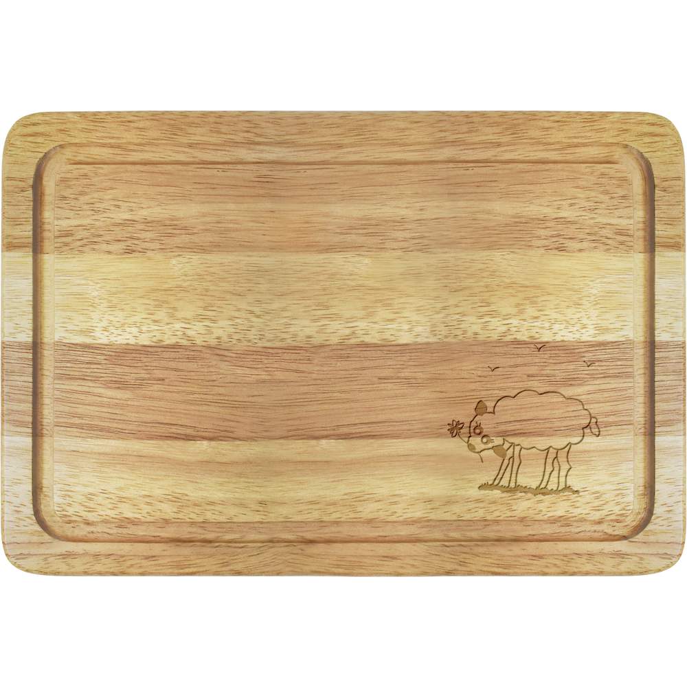 'Lamb Eating A Flower ' Wooden Boards (WB052971)